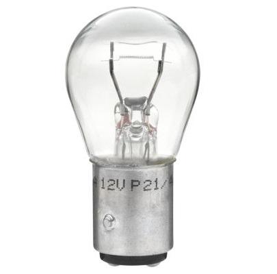 Bec Auto pentru Lămpă Frână/Spate P21/4W 12V 21/4W BAZ15d HELLA 8GD 004 772-121 (Preț pe Bucată)